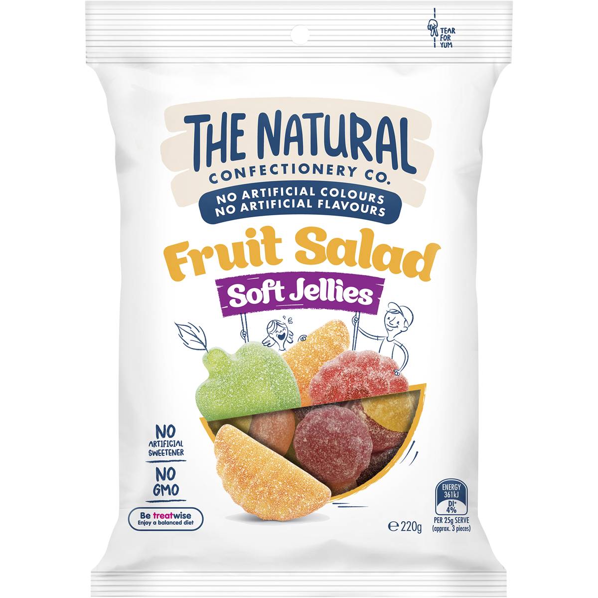 Natural Confectionery Fruit Salad 220g