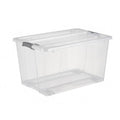 50L Clear Modular Storage Container with Wheels