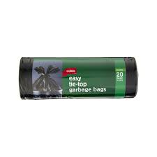 Coles Easy Tie Top Garbage Bags | 20 pack