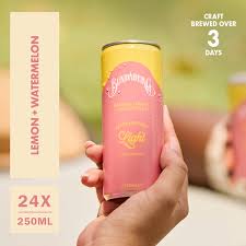 Bundaberg Refreshingly Light Sparkling Drink Watermelon & Lemon 250mL