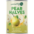 Community Co. Pear Halves In juice 410g